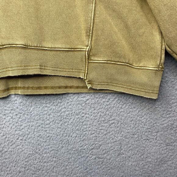 Free People Movement Sz XL Harvest Gold Intercept Crop Crewneck Relaxed Pullover - Picture 6 of 16